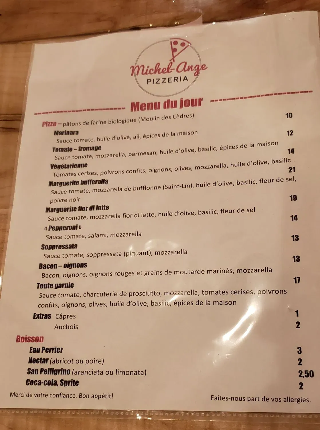 Menu 2