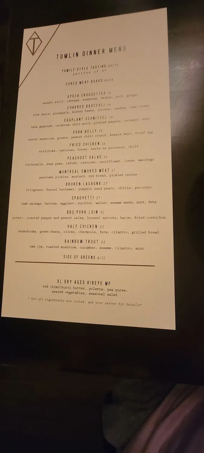 Menu 5