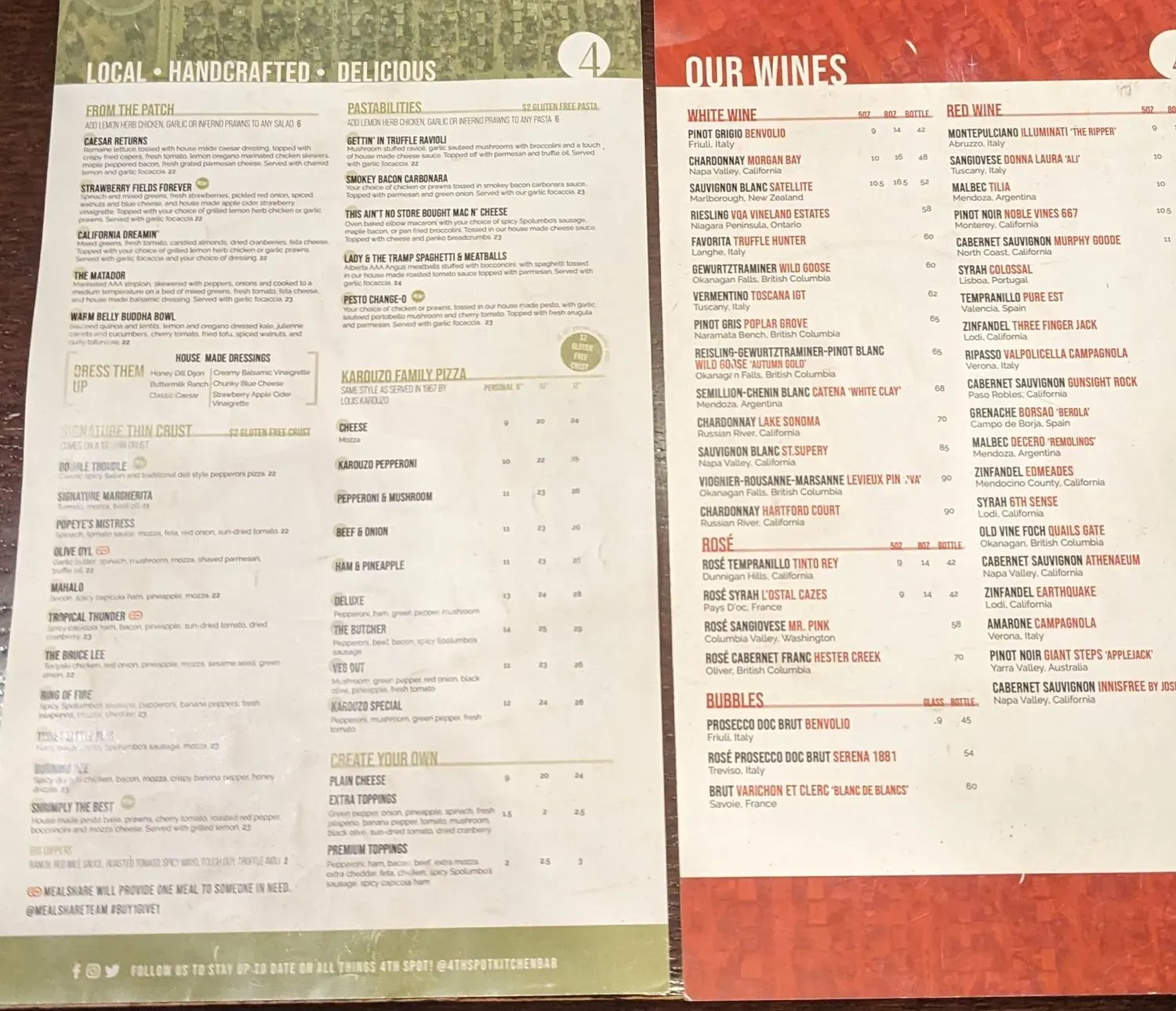 Menu 4