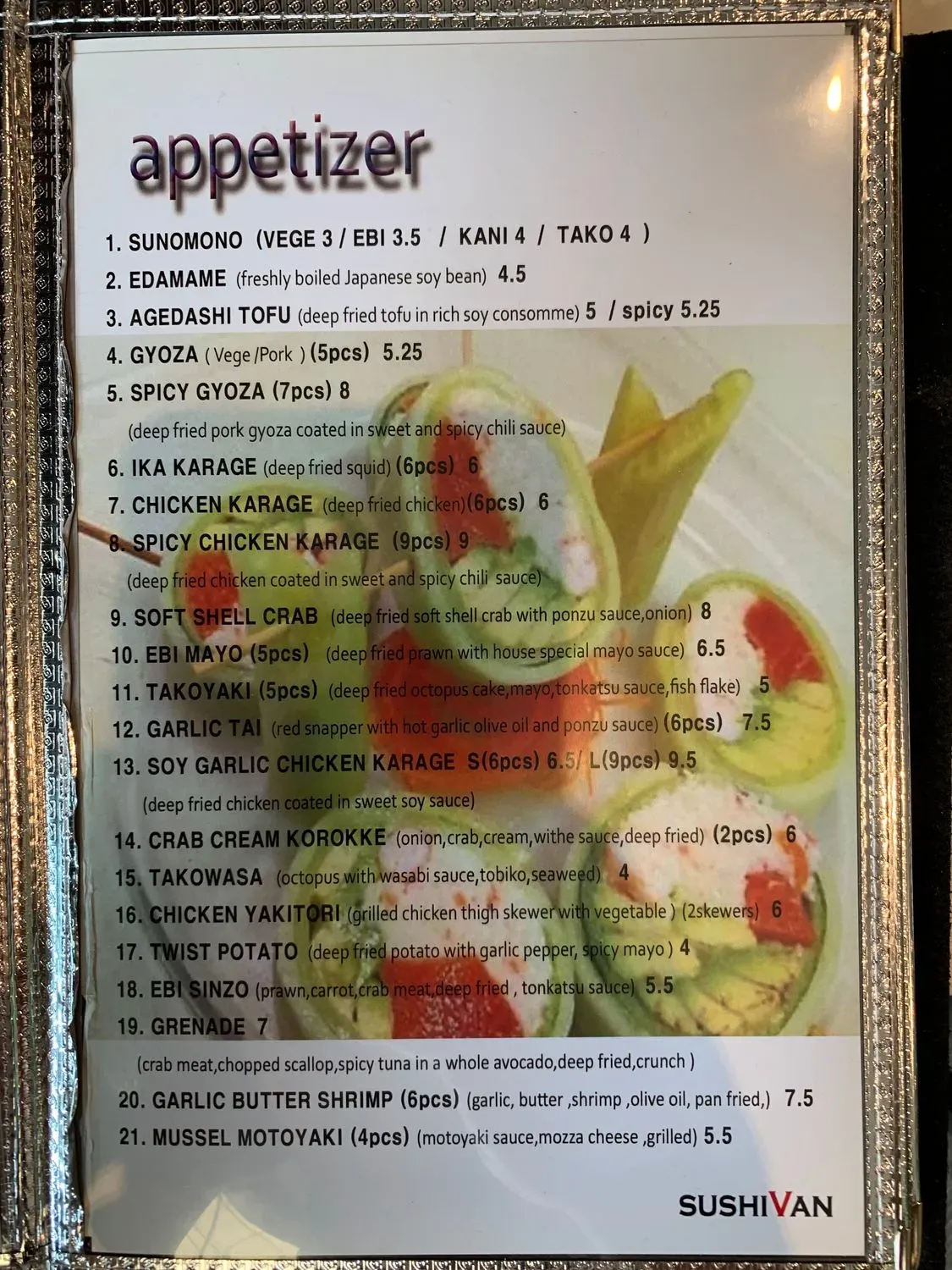 Menu 6