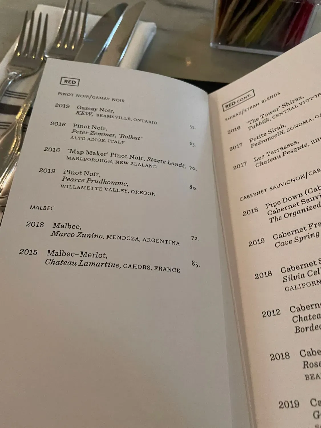 Menu 4