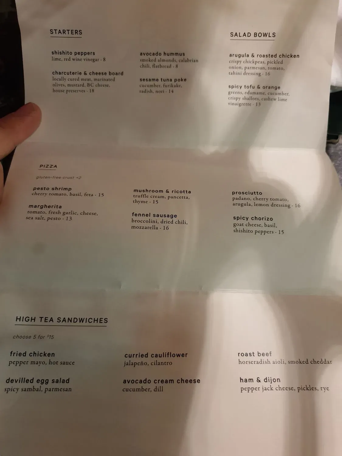 Menu 2