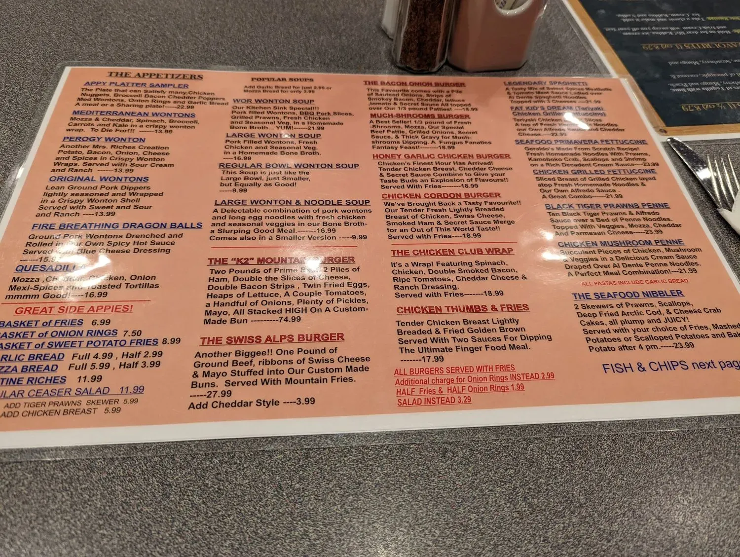 Menu 4