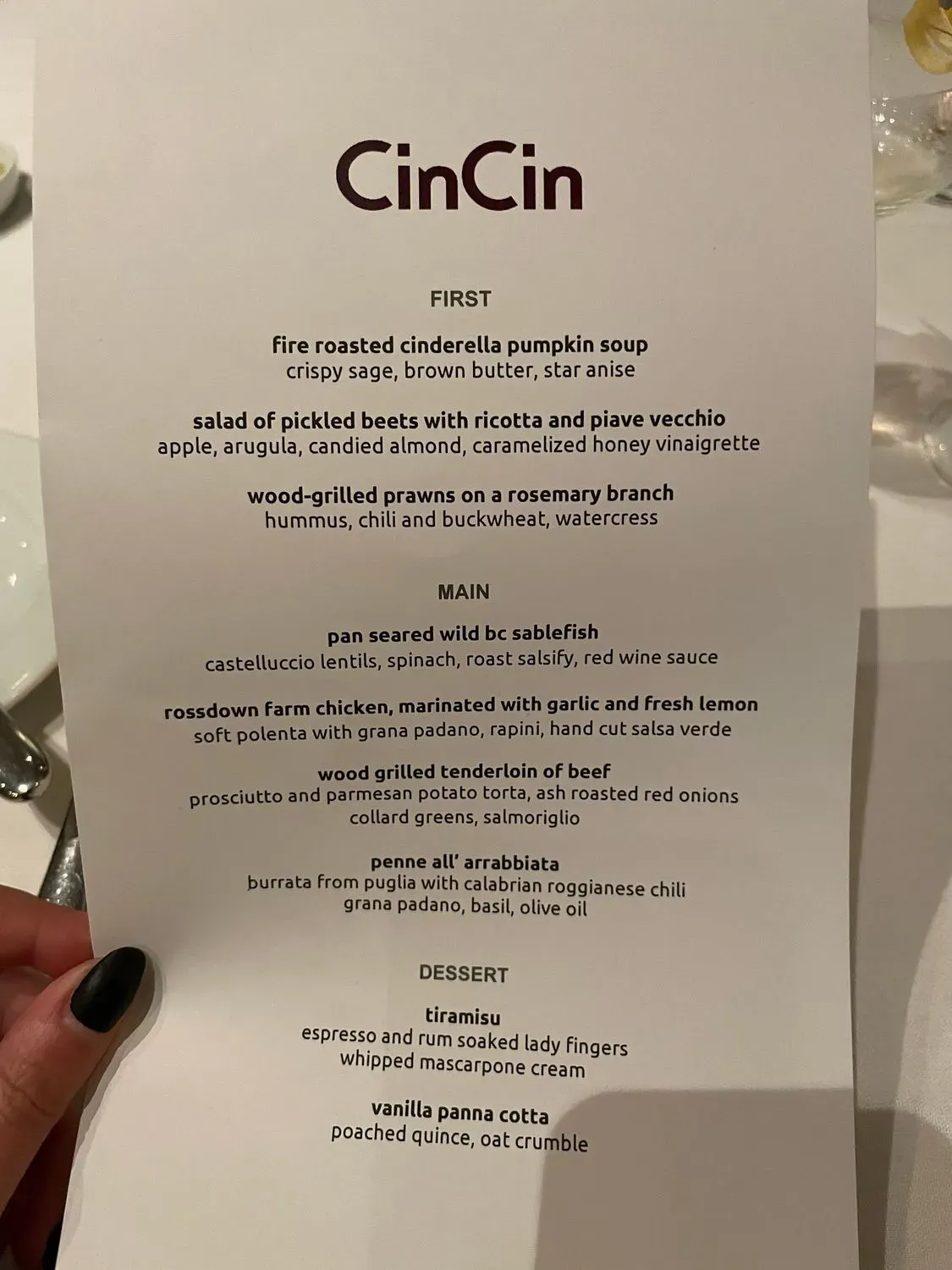 Menu 4