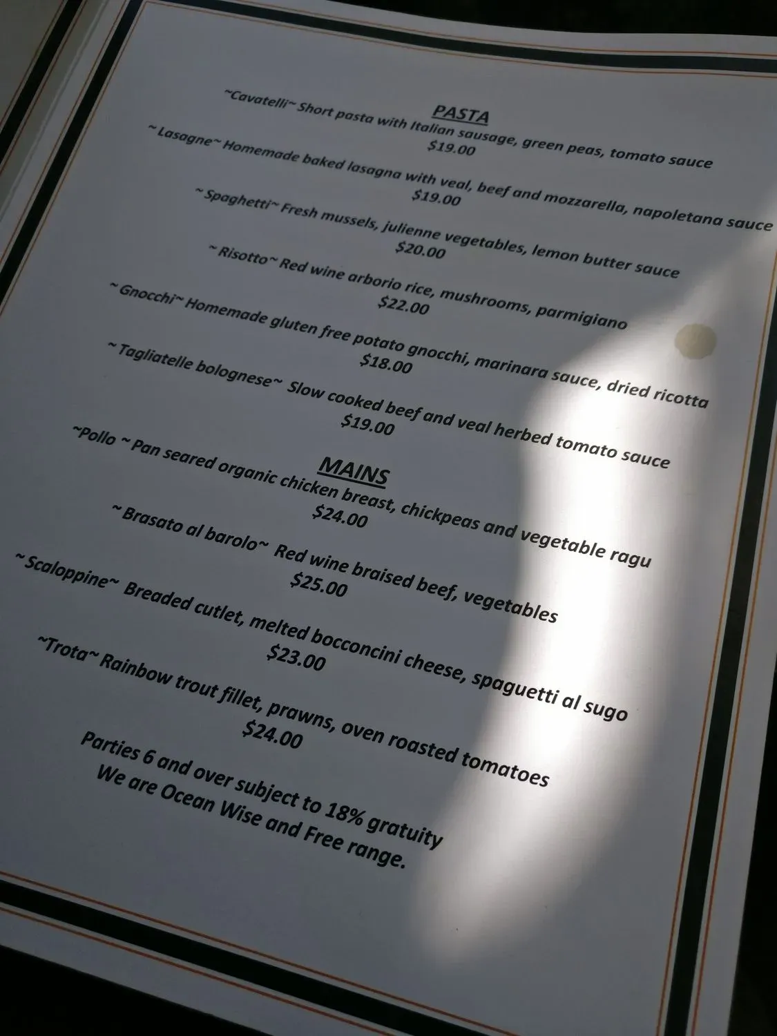 Menu 6