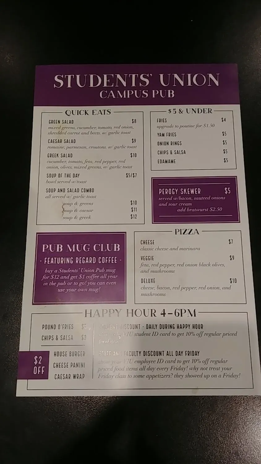 Menu 6