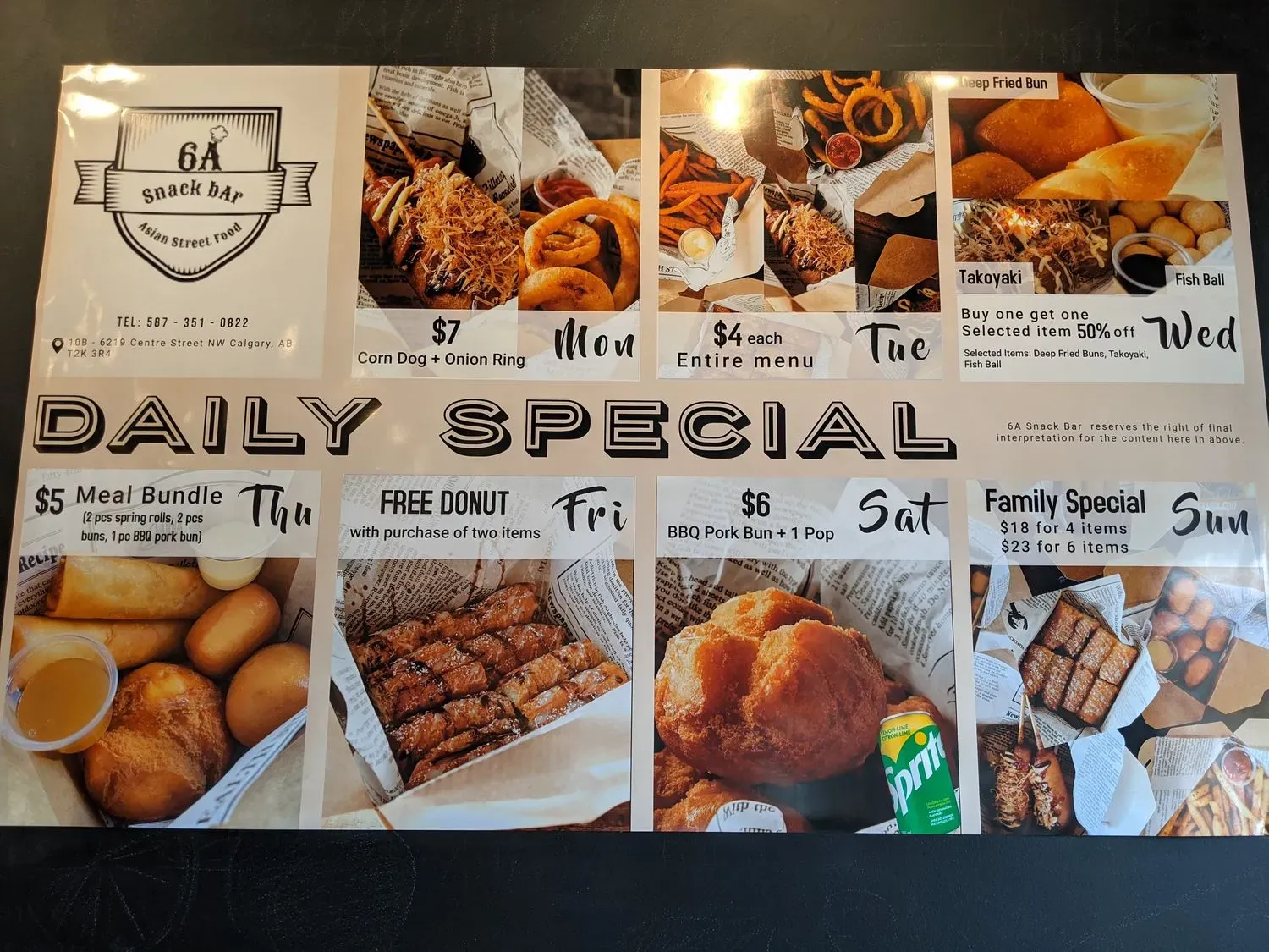 Menu 6