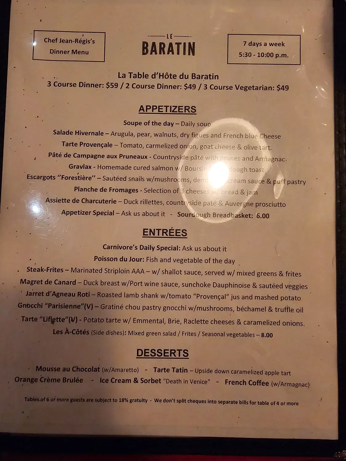 Menu 6