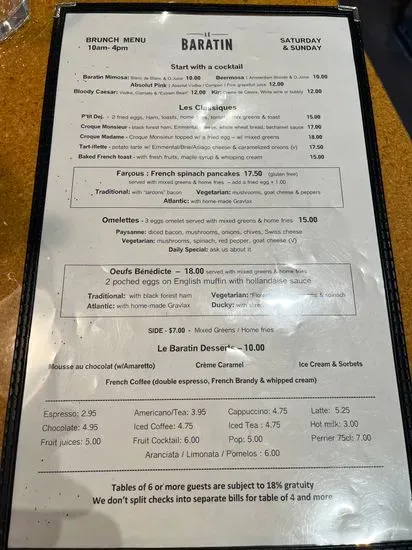 Menu 5