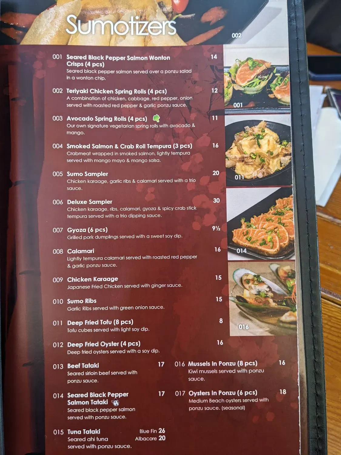 Menu 2