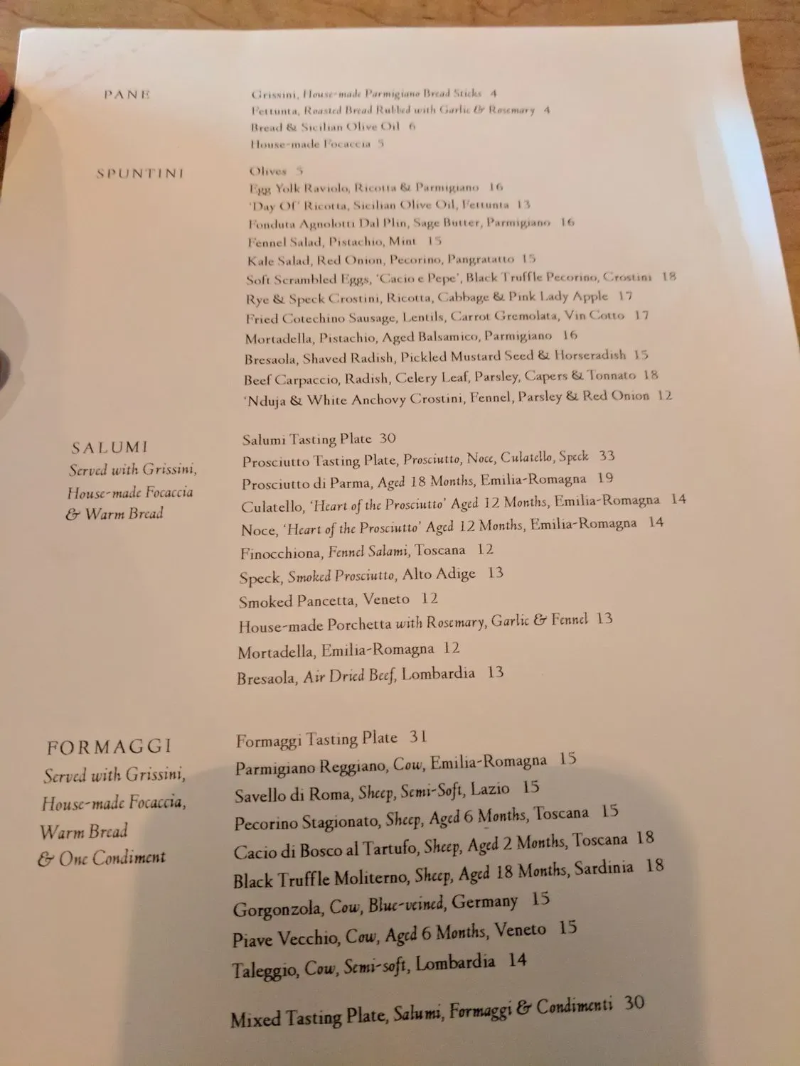 Menu 4