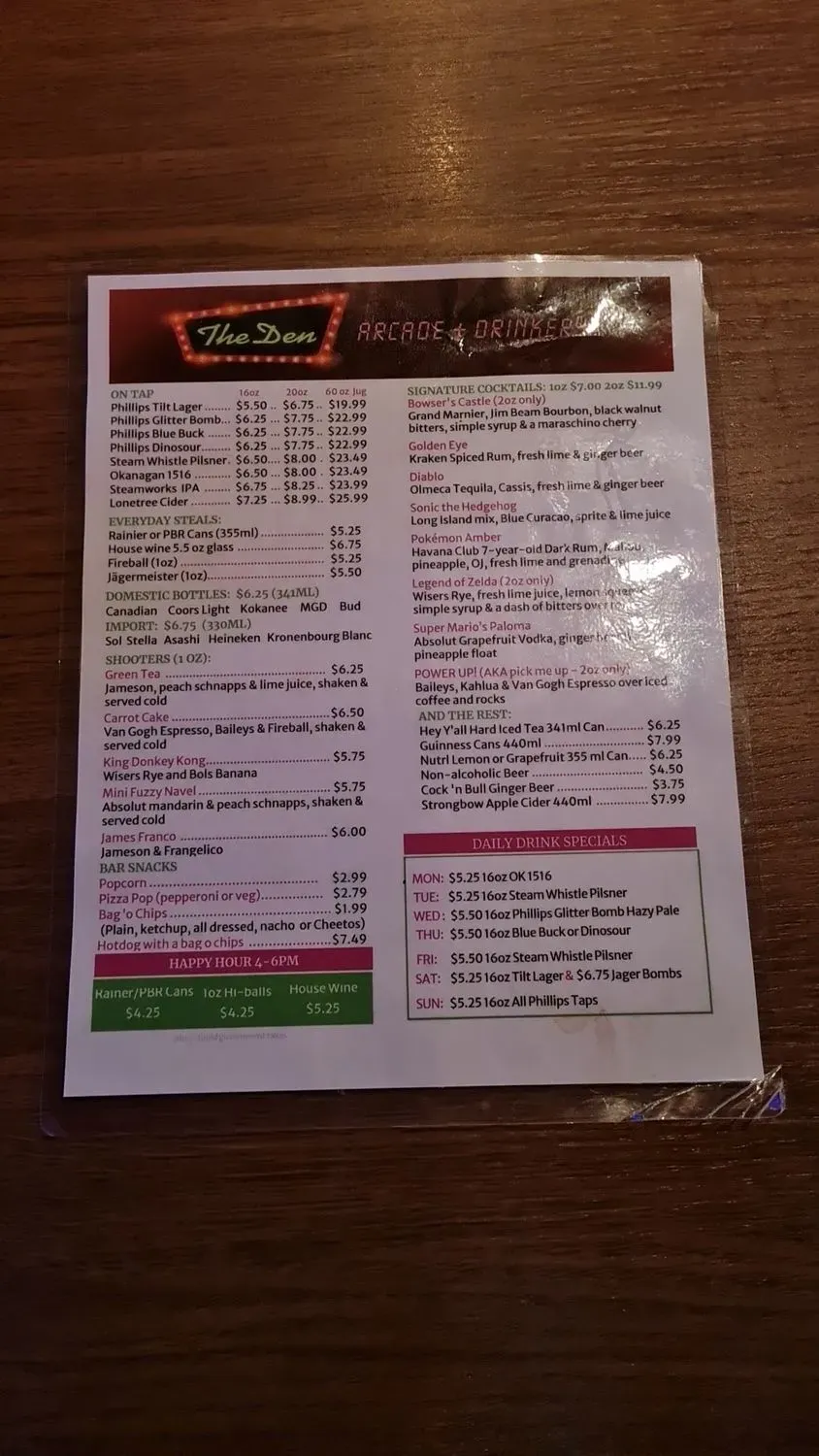 Menu 3