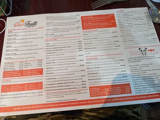 Menu 5