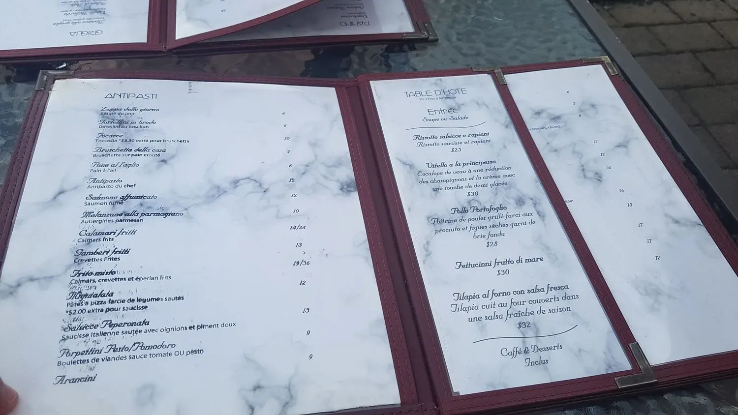 Menu 4