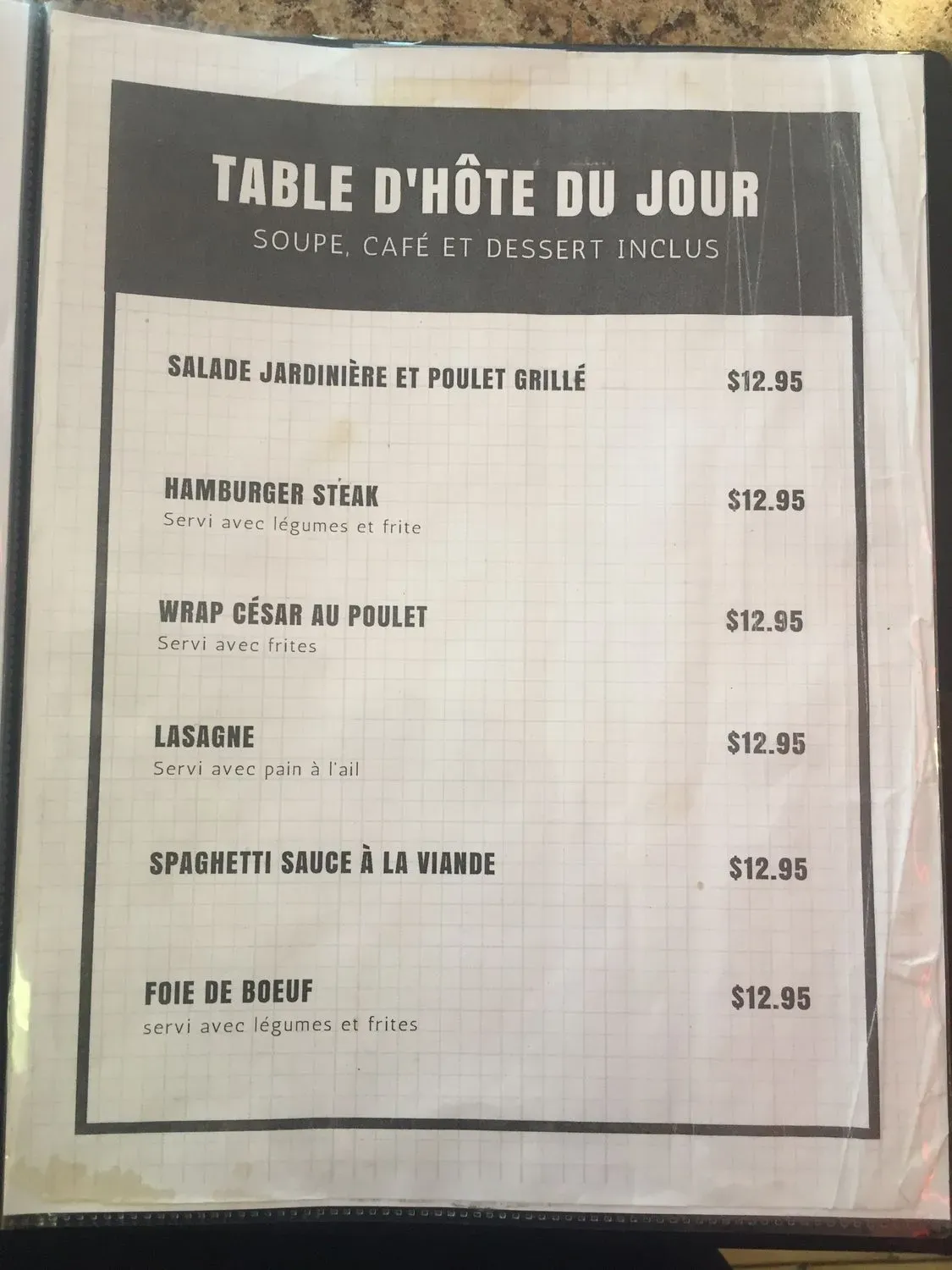 Menu 5