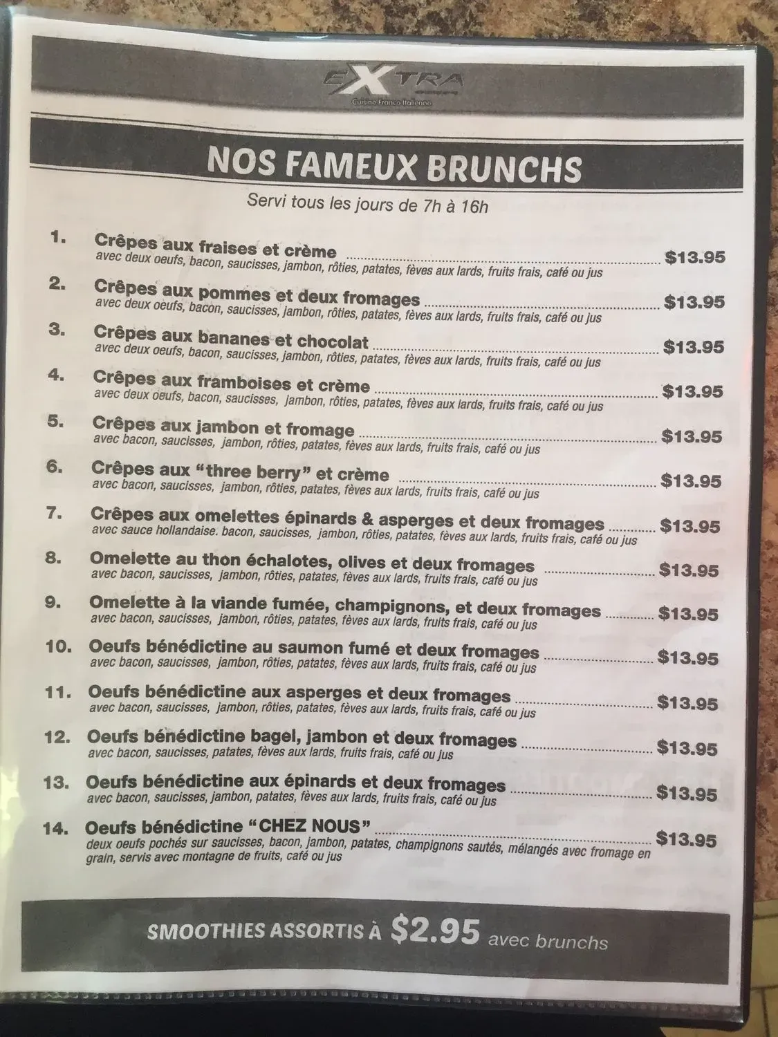 Menu 2