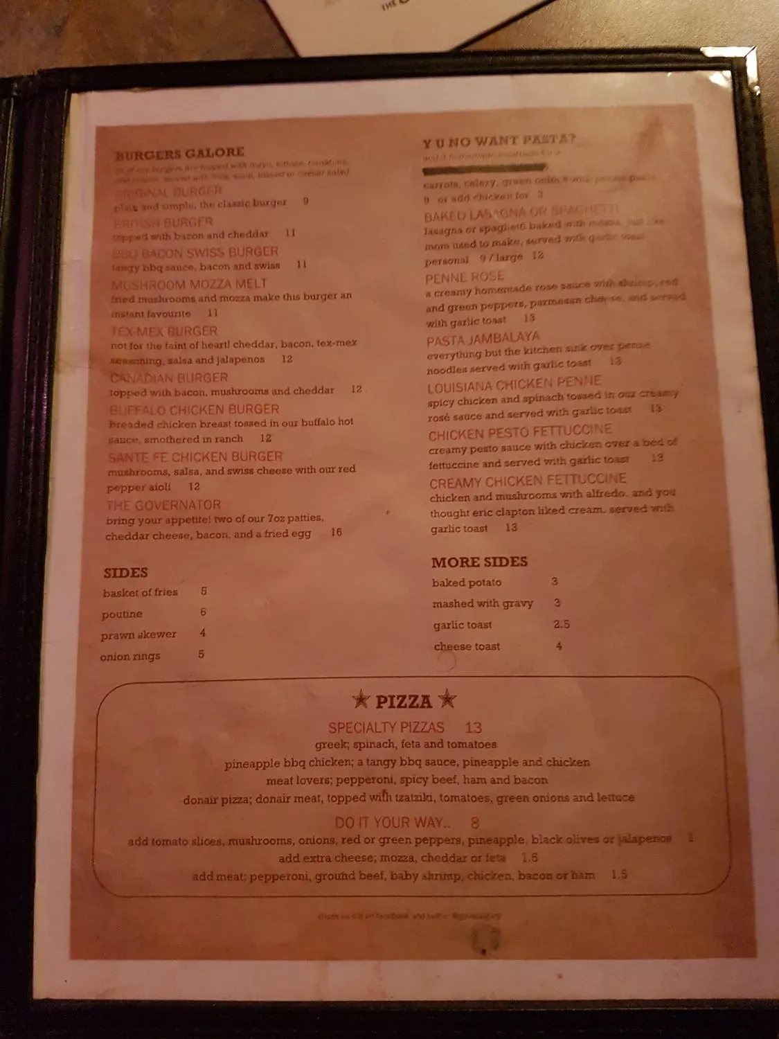 Menu 5