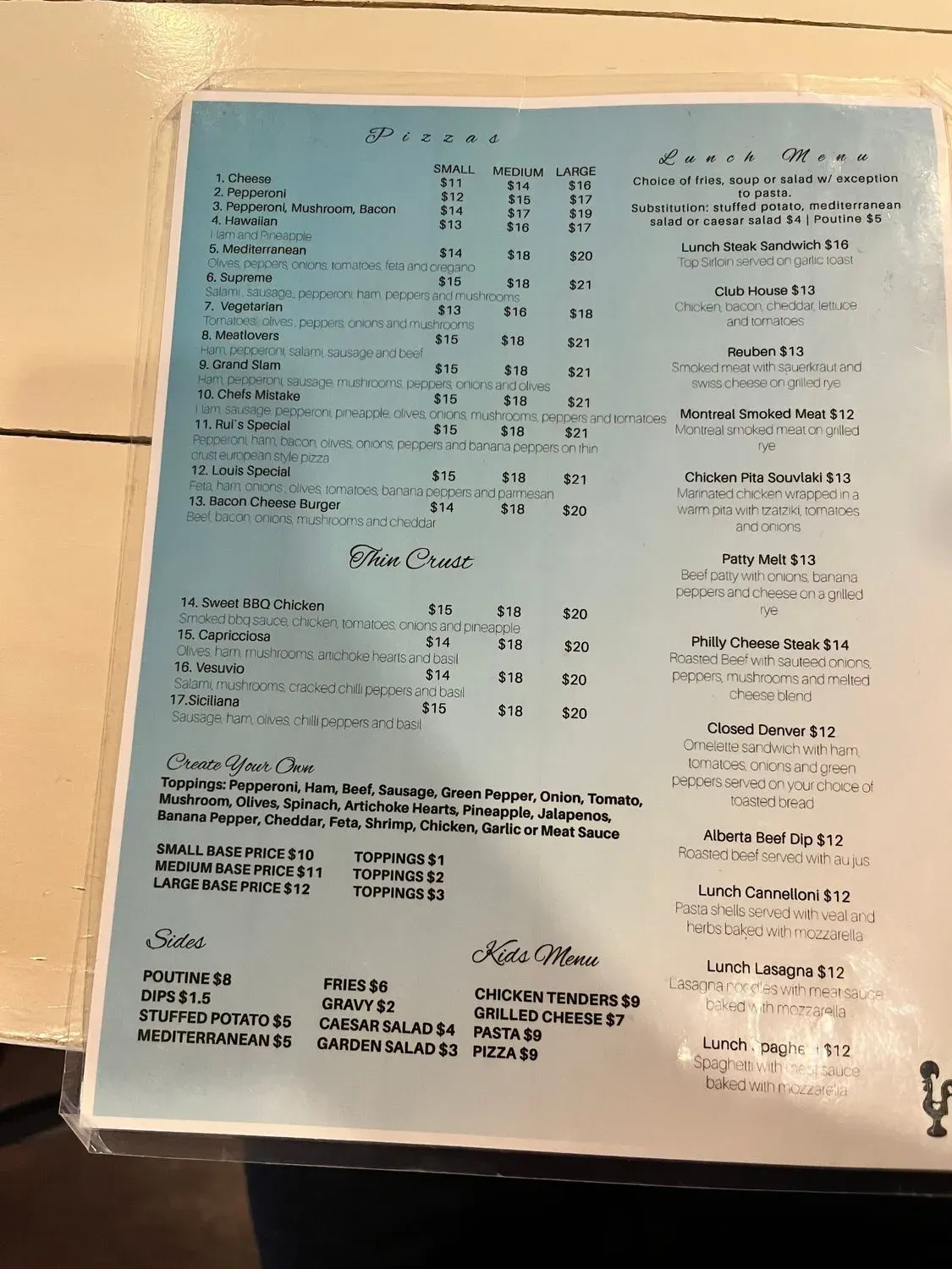 Menu 3