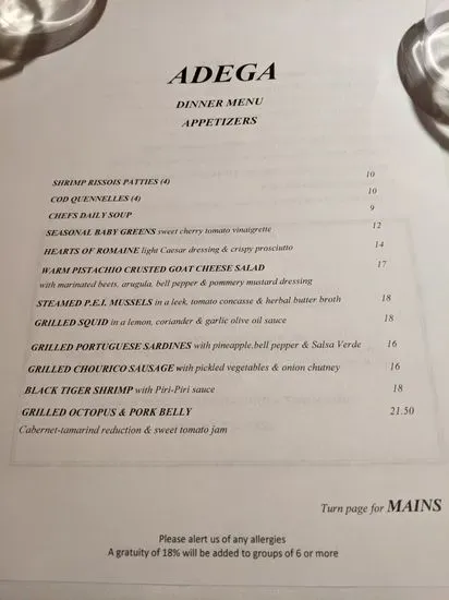 Menu 2