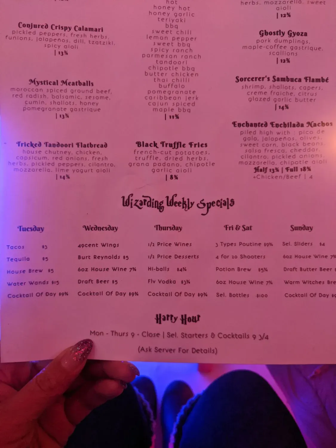 Menu 5