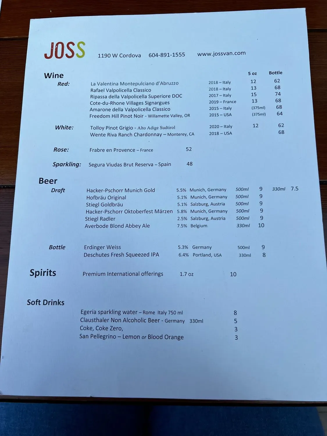 Menu 2