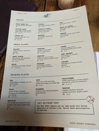 Menu 3