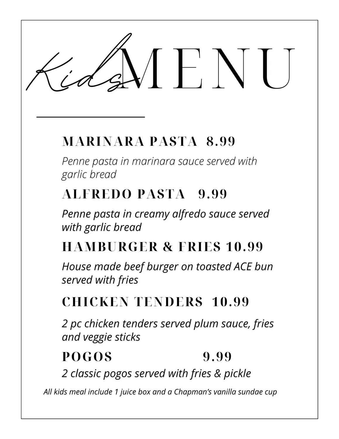 Menu 3