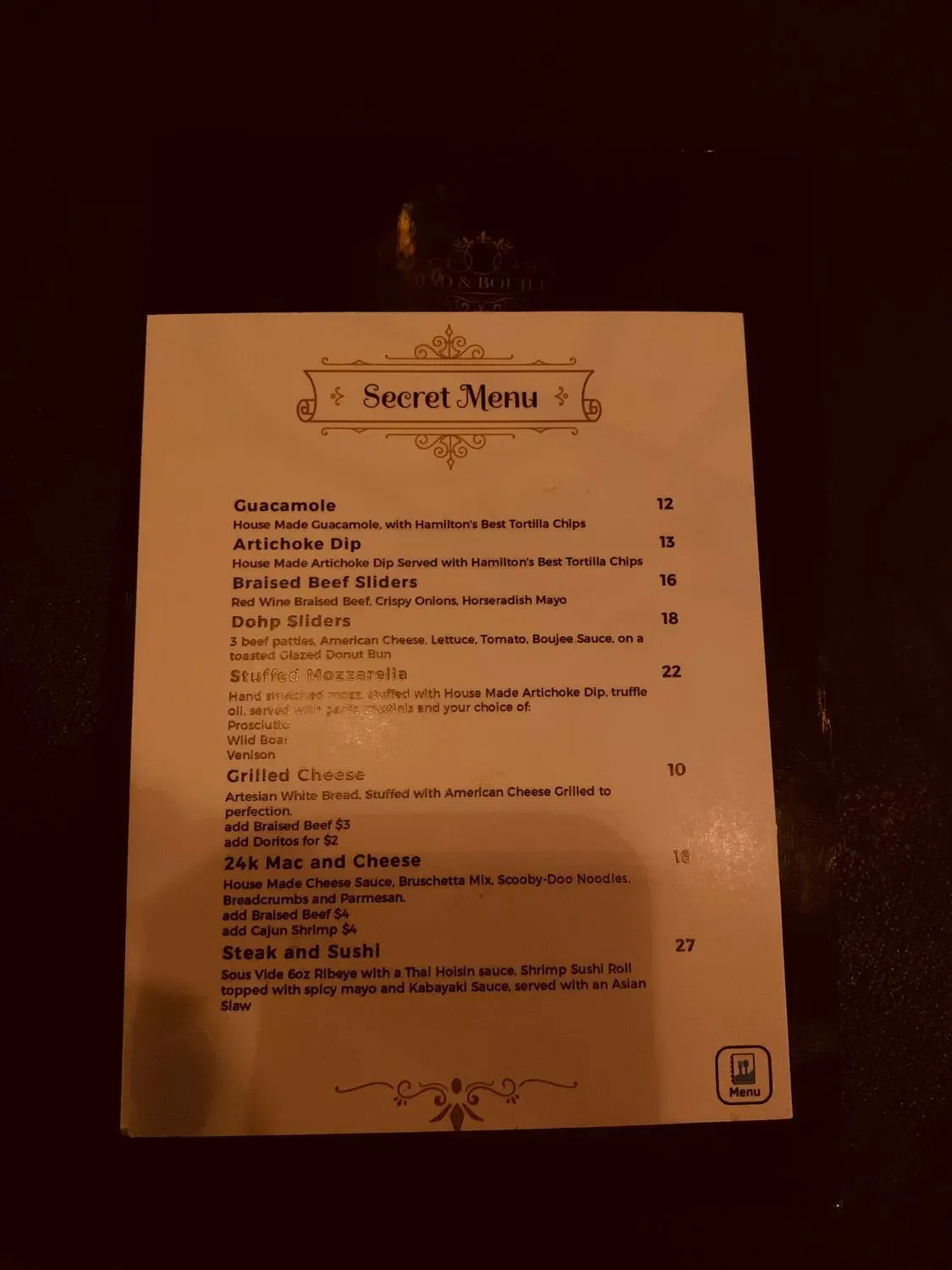 Menu 4