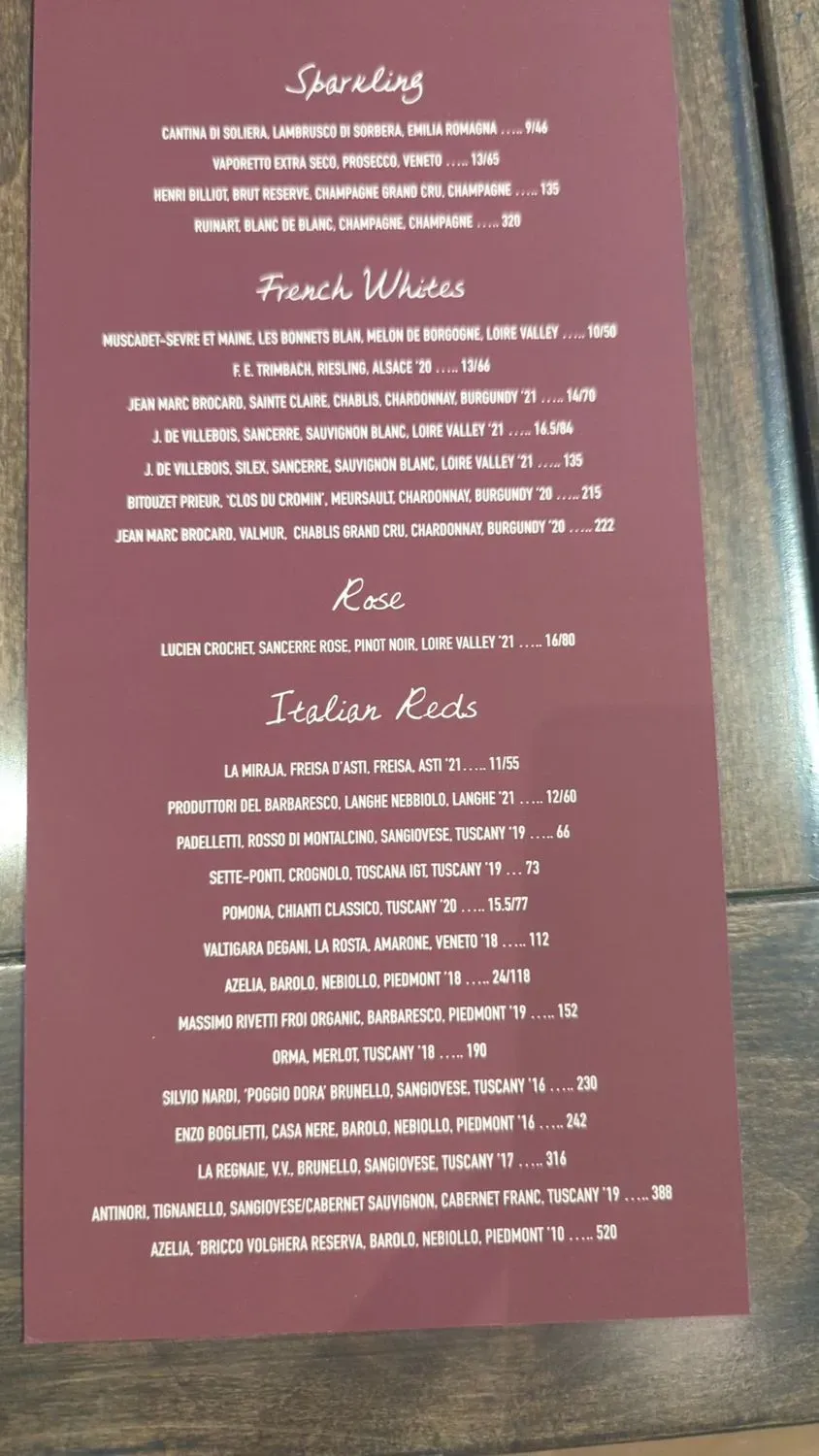 Menu 2