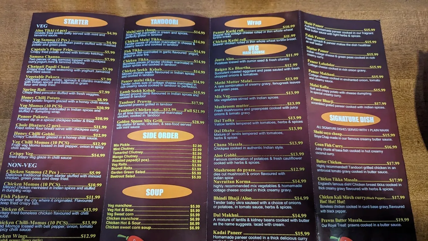 Menu 2