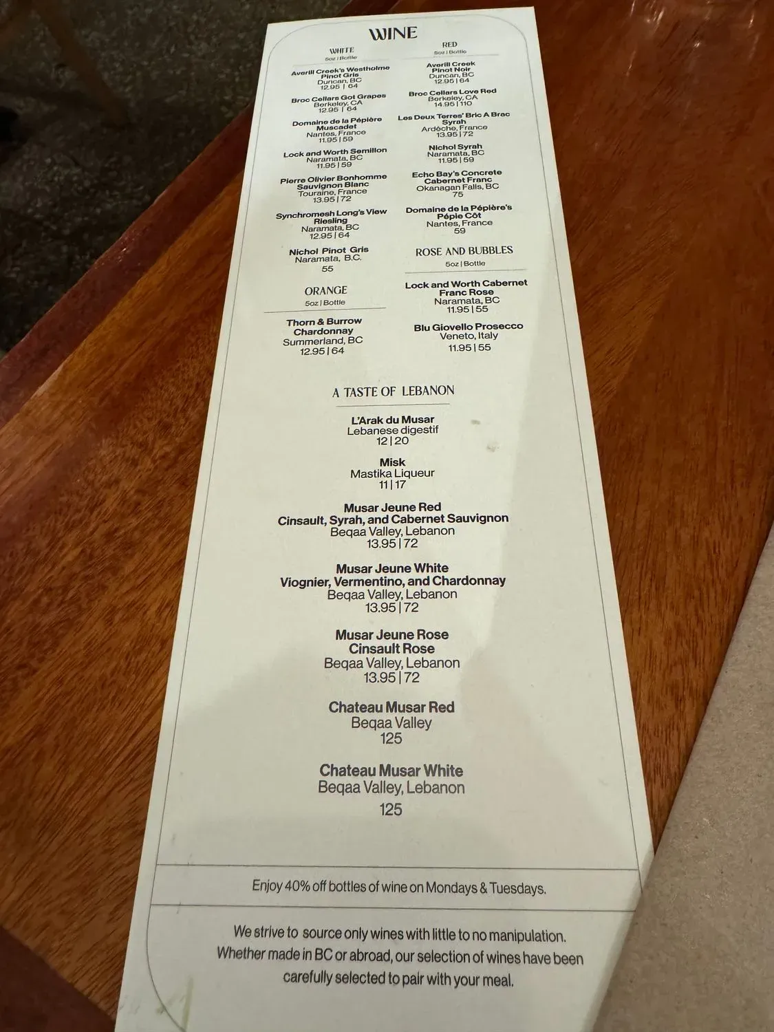 Menu 6