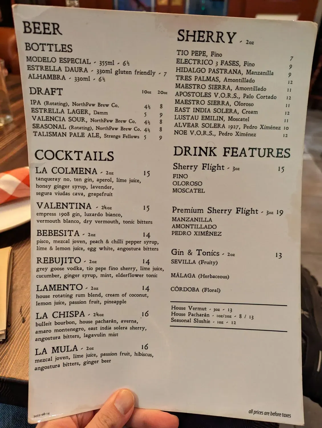 Menu 3