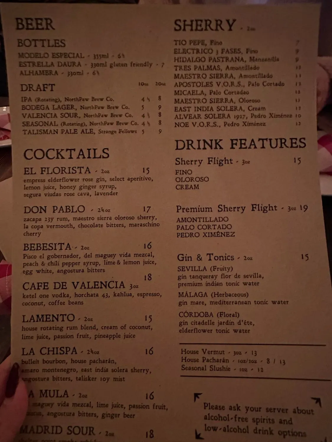 Menu 5