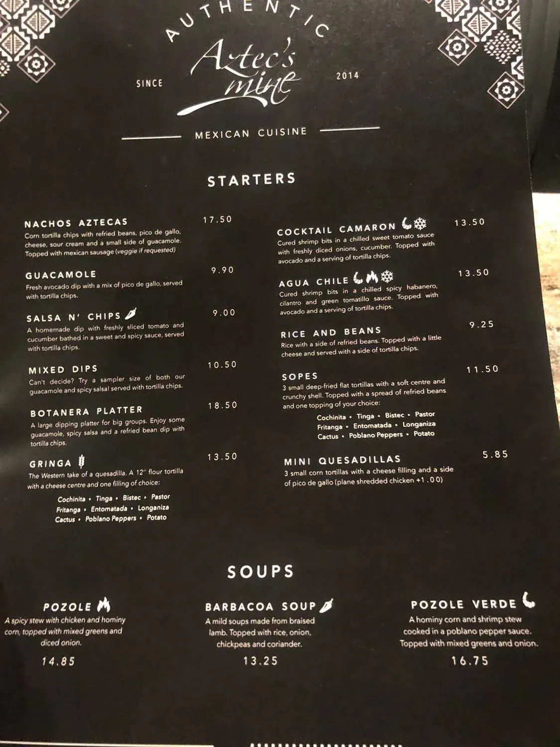 Menu 5