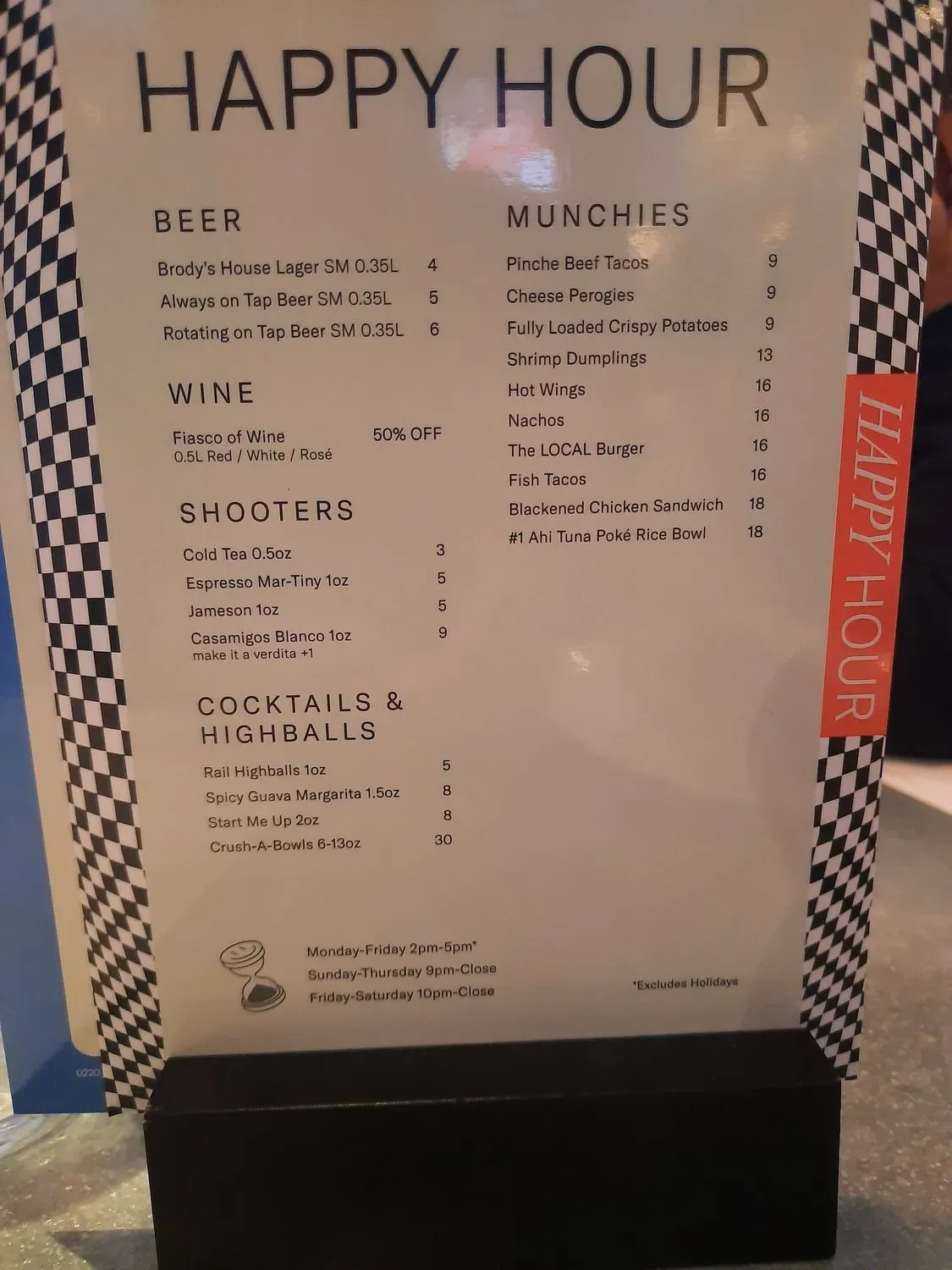 Menu 6