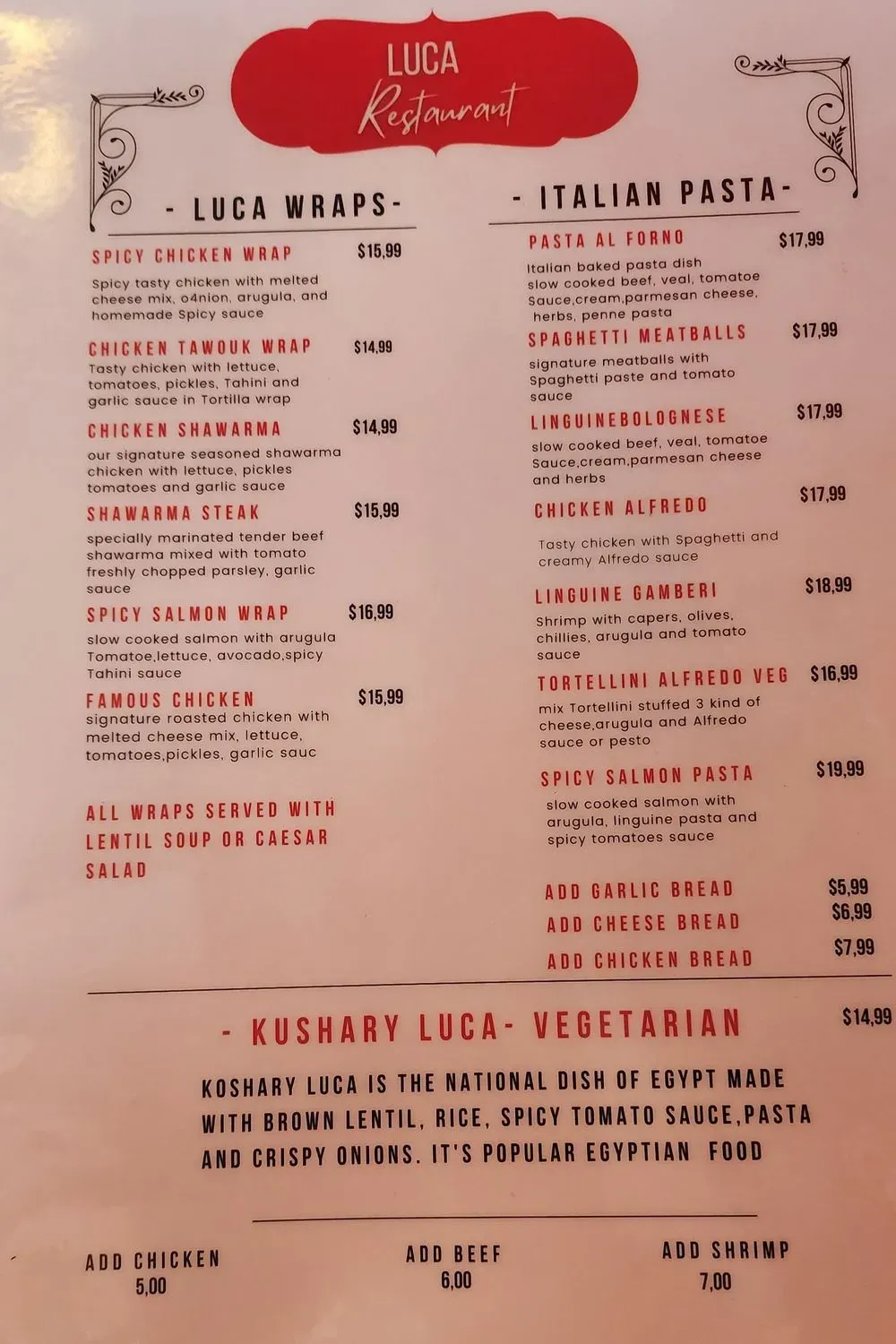 Menu 6