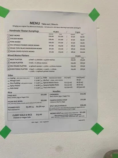 Menu 3