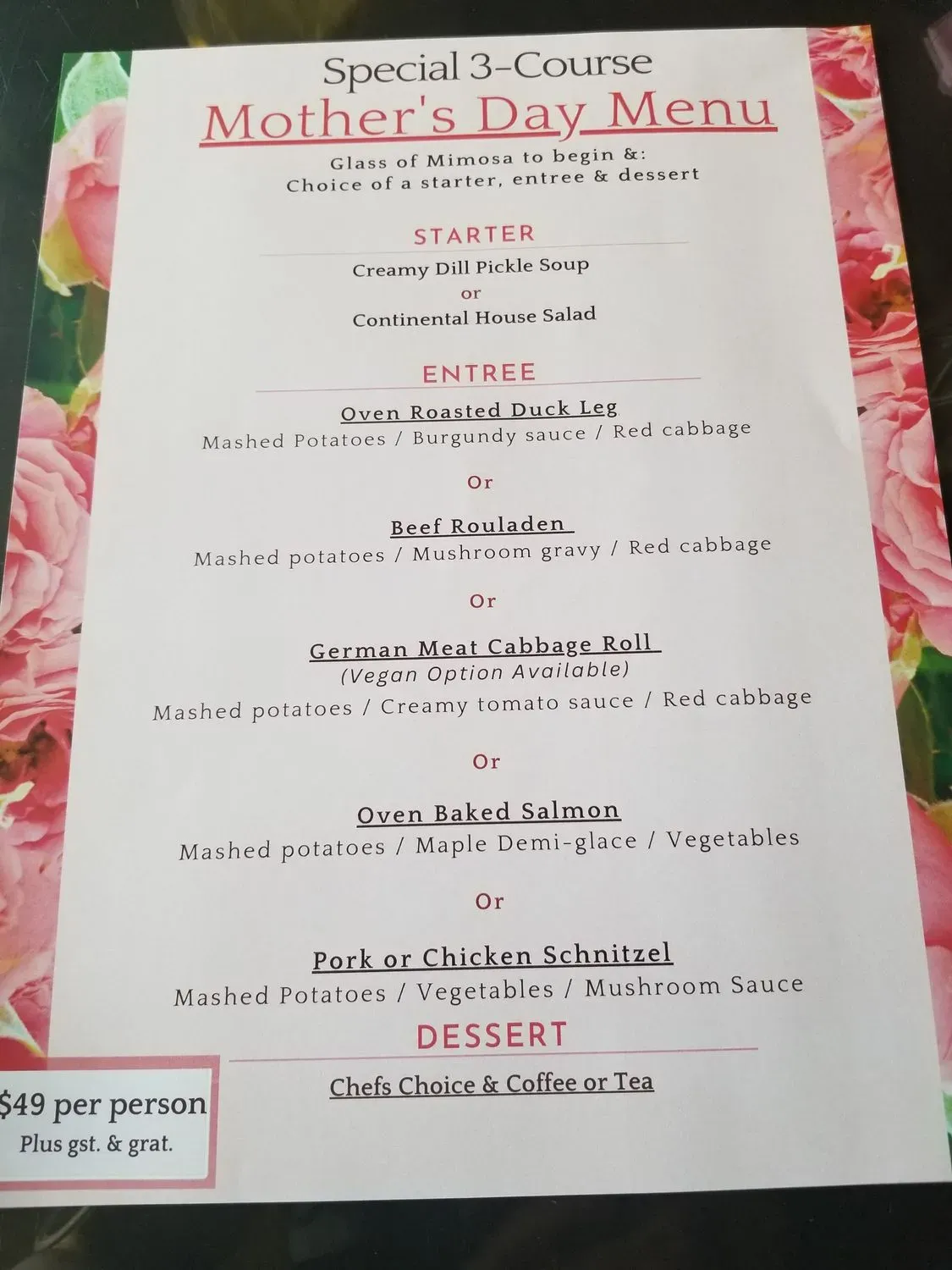 Menu 4