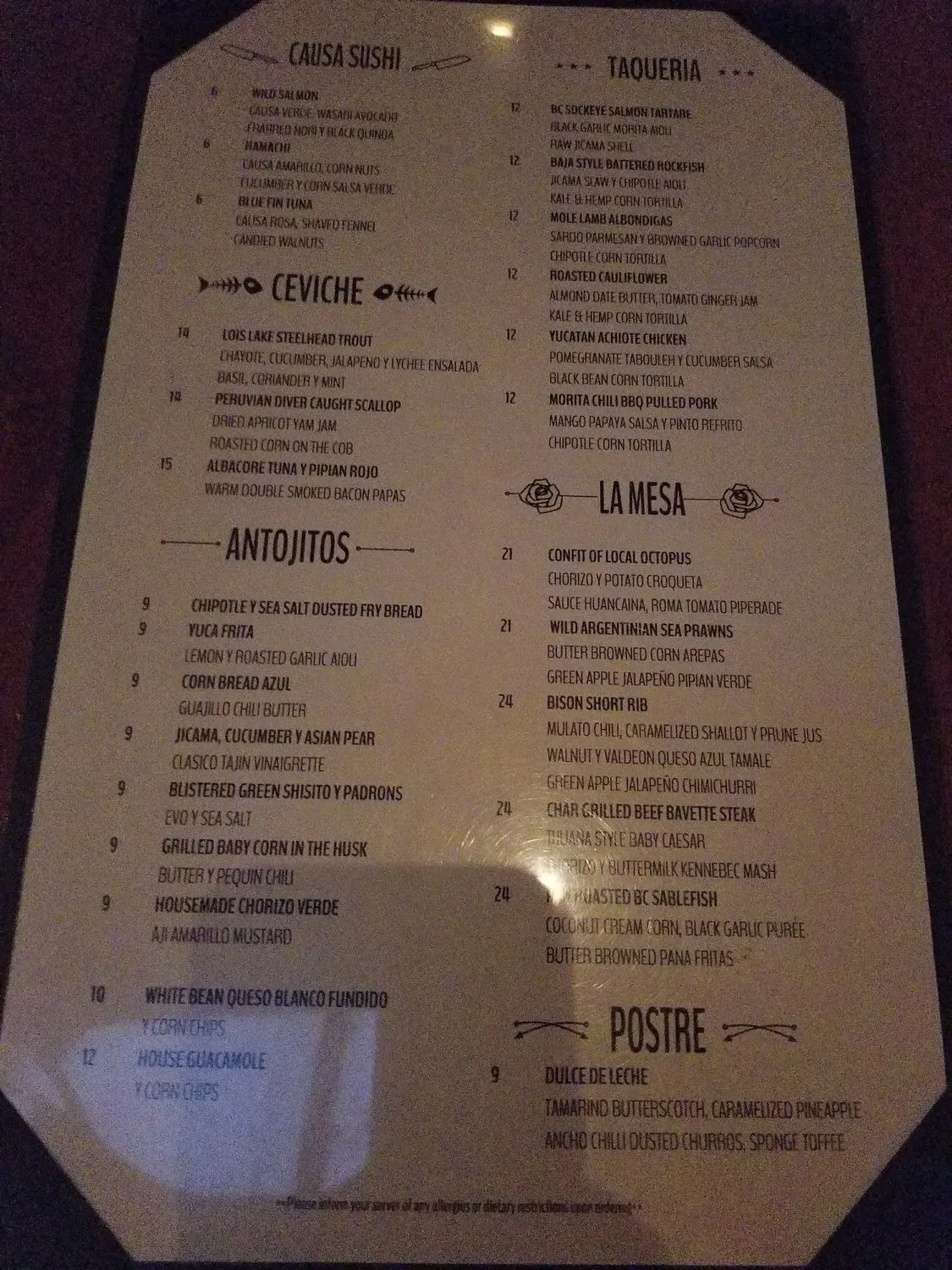 Menu 4