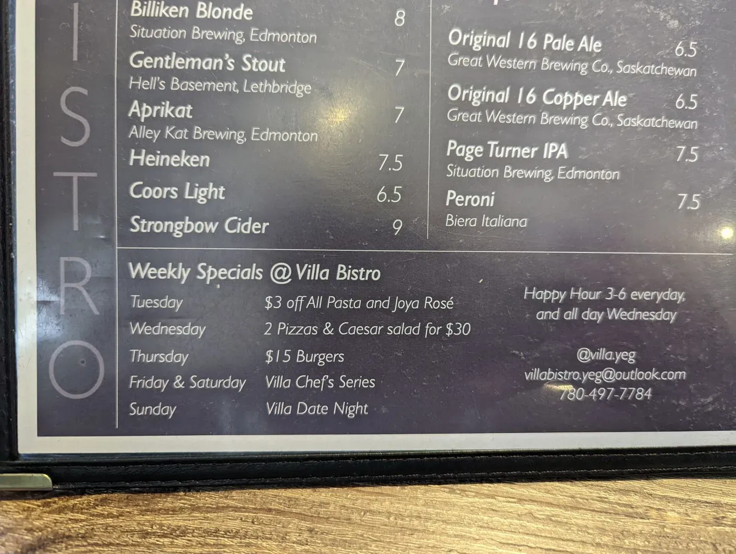 Menu 6