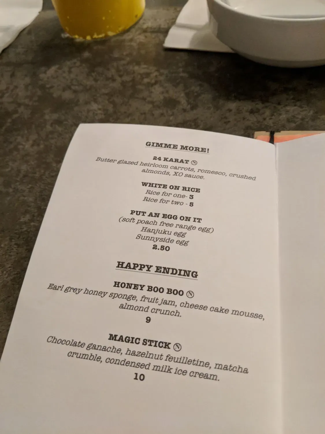 Menu 6