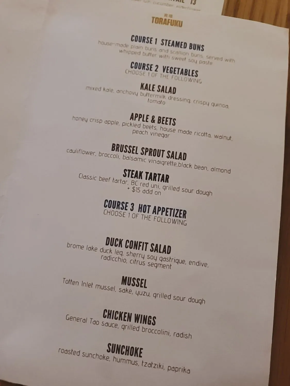 Menu 4