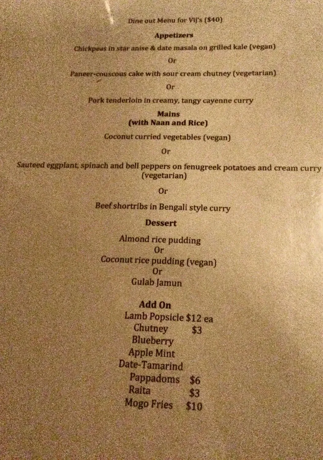 Menu 6