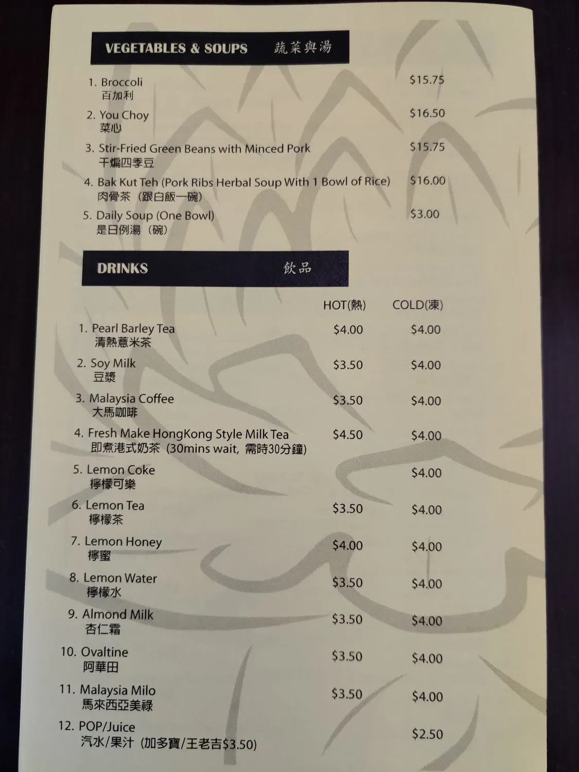 Menu 6