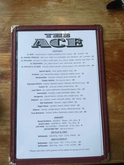 Menu 5