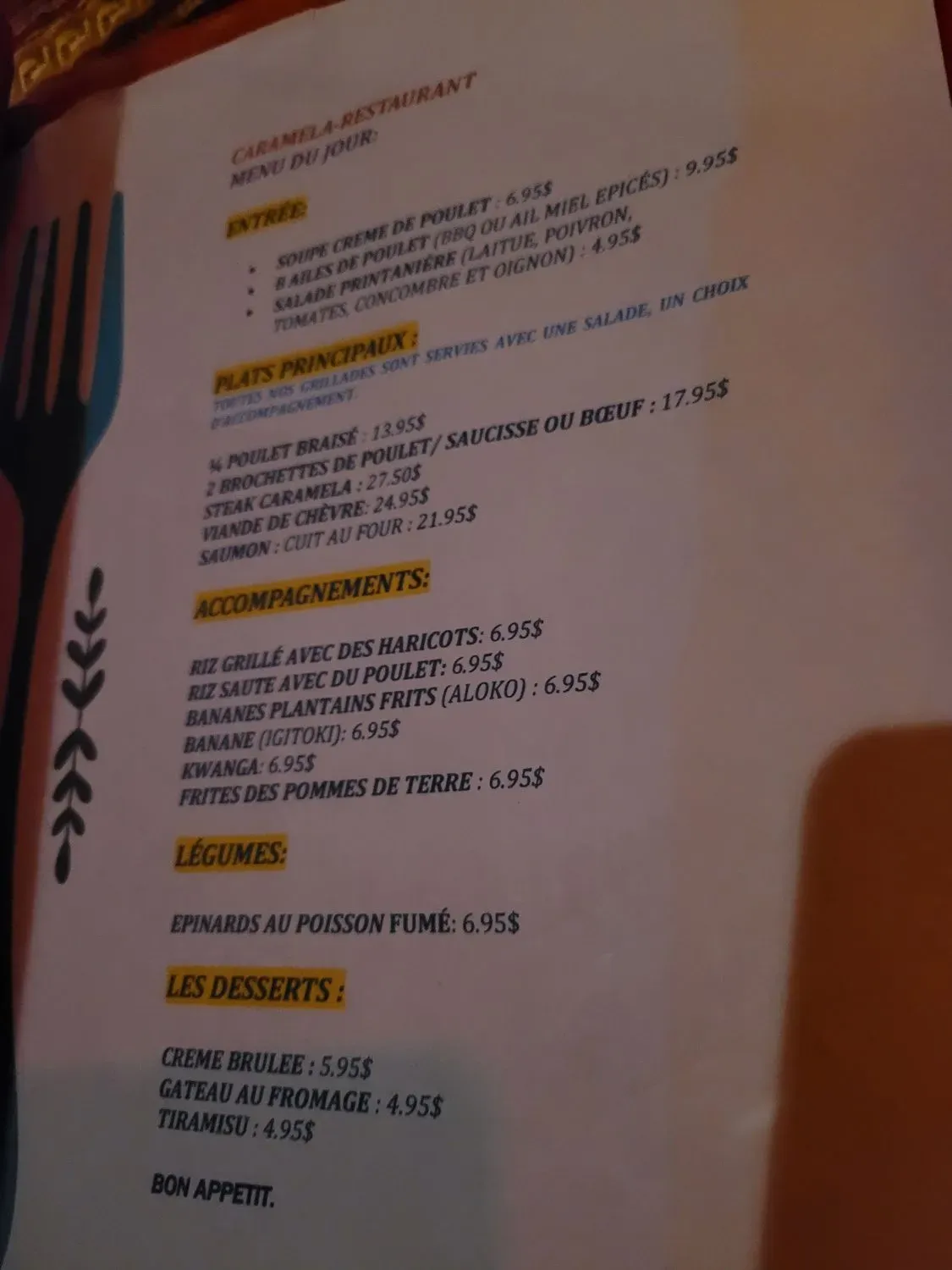 Menu 2