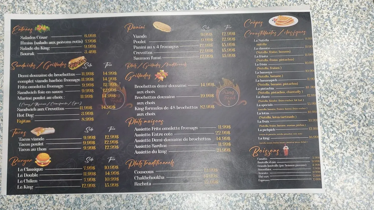 Menu 3