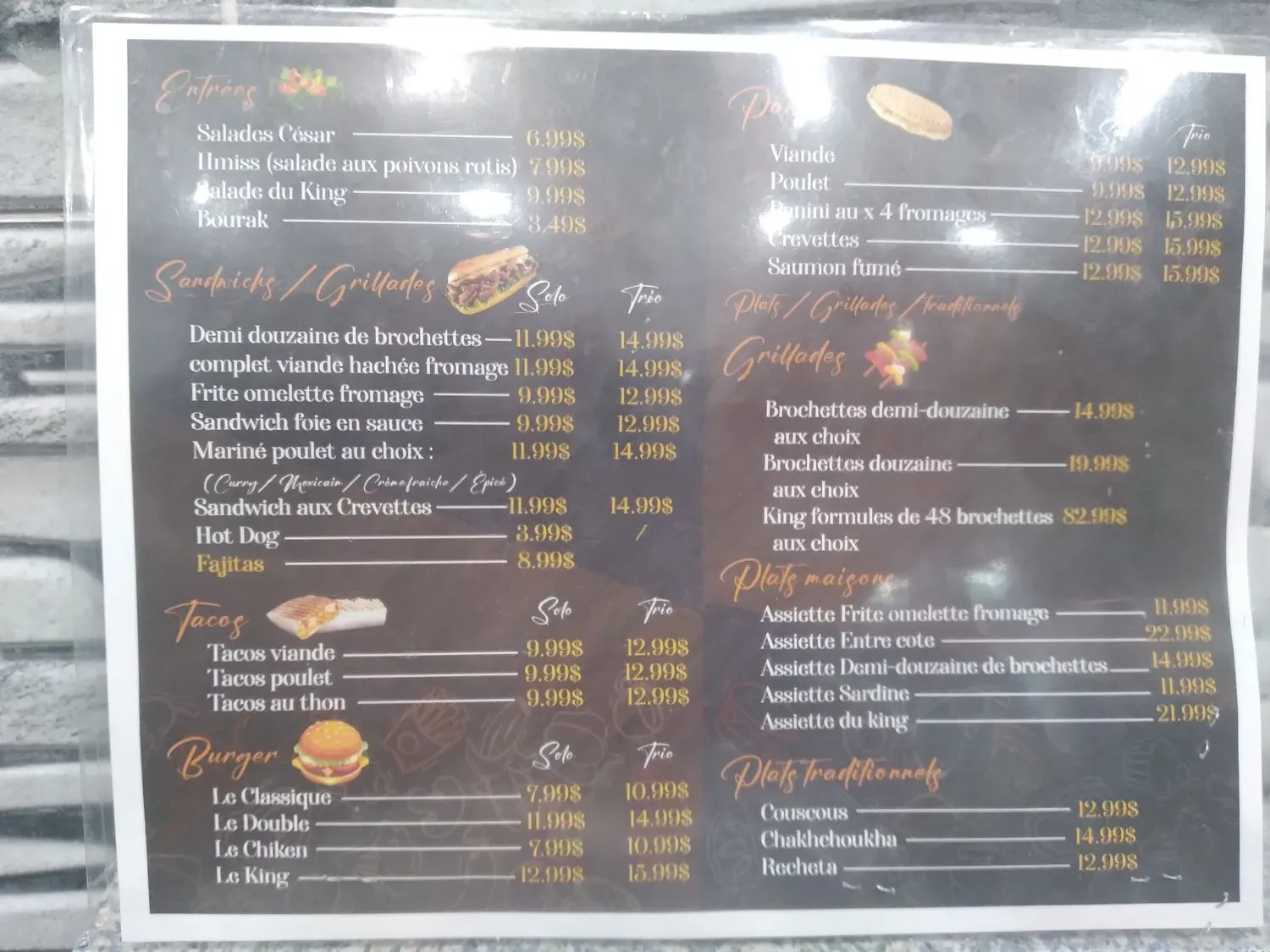 Menu 6