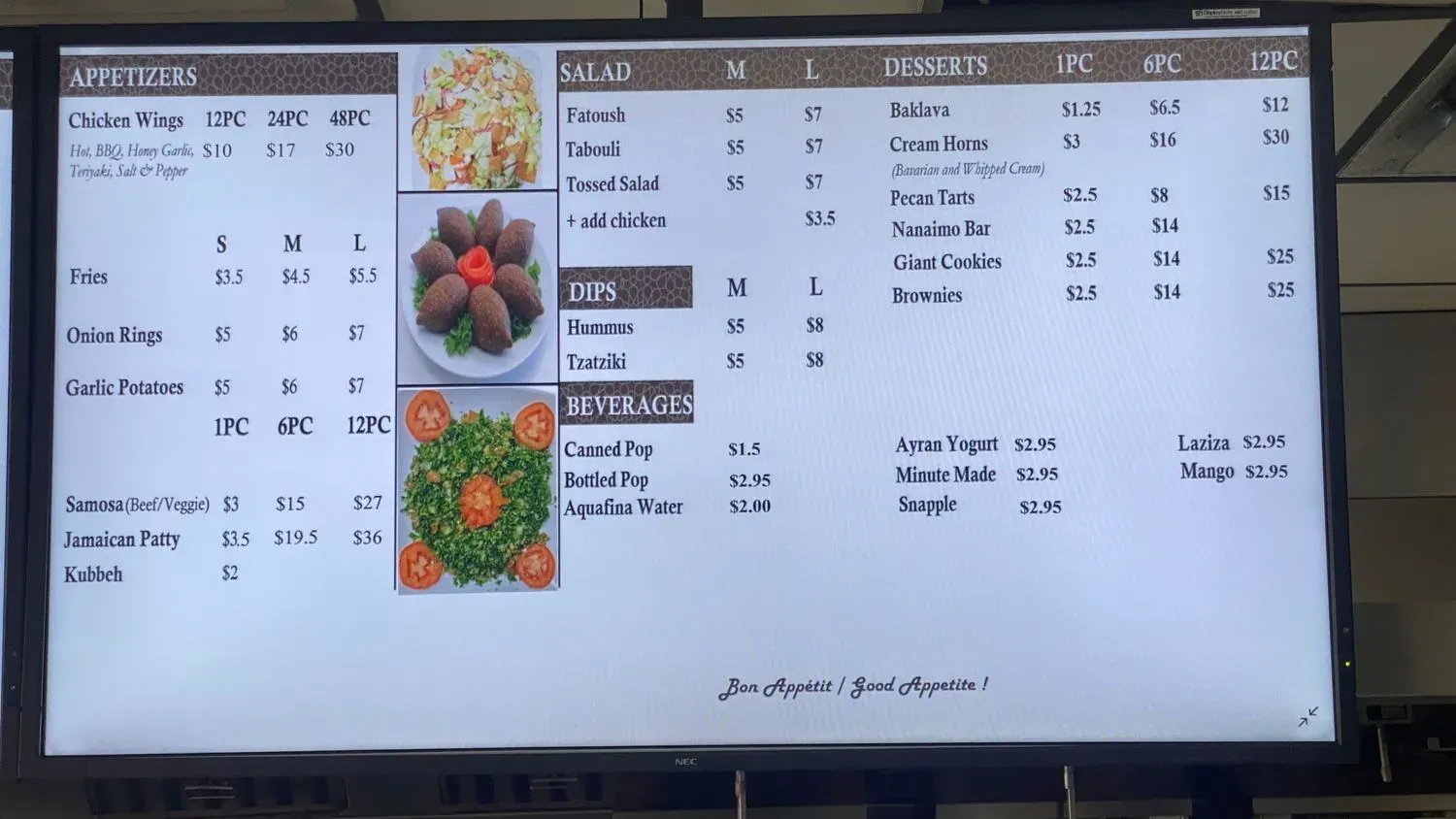 Menu 2