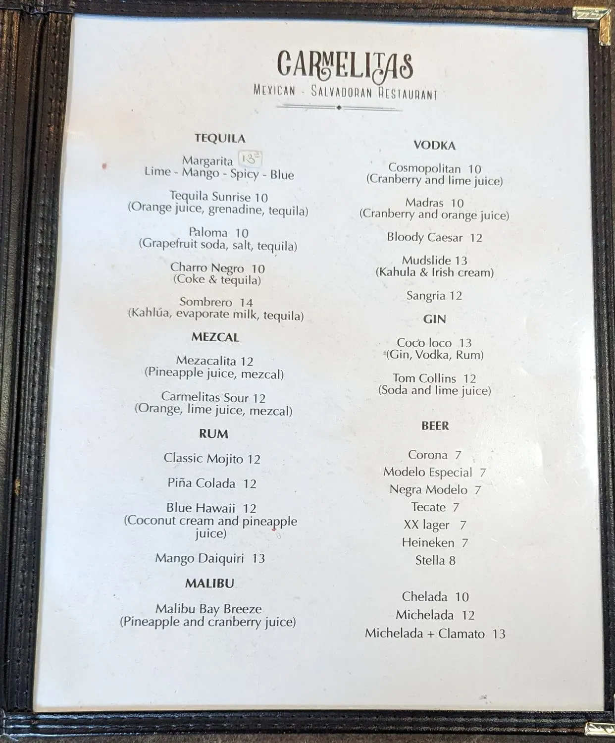 Menu 3